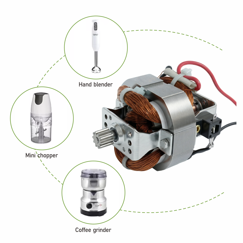 Factory Supply High Efficiency Single Phase 230V 50 60Hz Flange Mounting Aluminium AC Motor