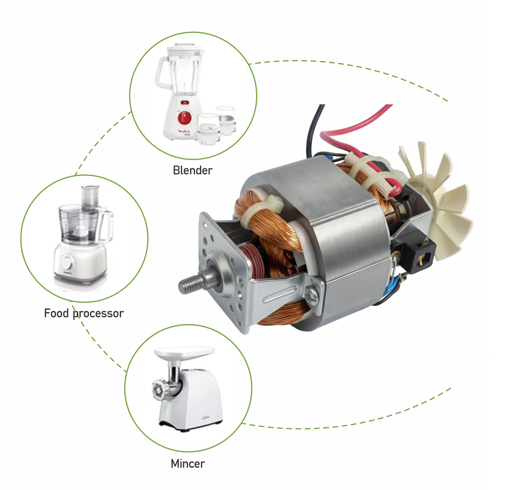 240V Hair Dryer Motor Professional Blow Dryer Motor High Speed 14000rpm Asynchronous Motor