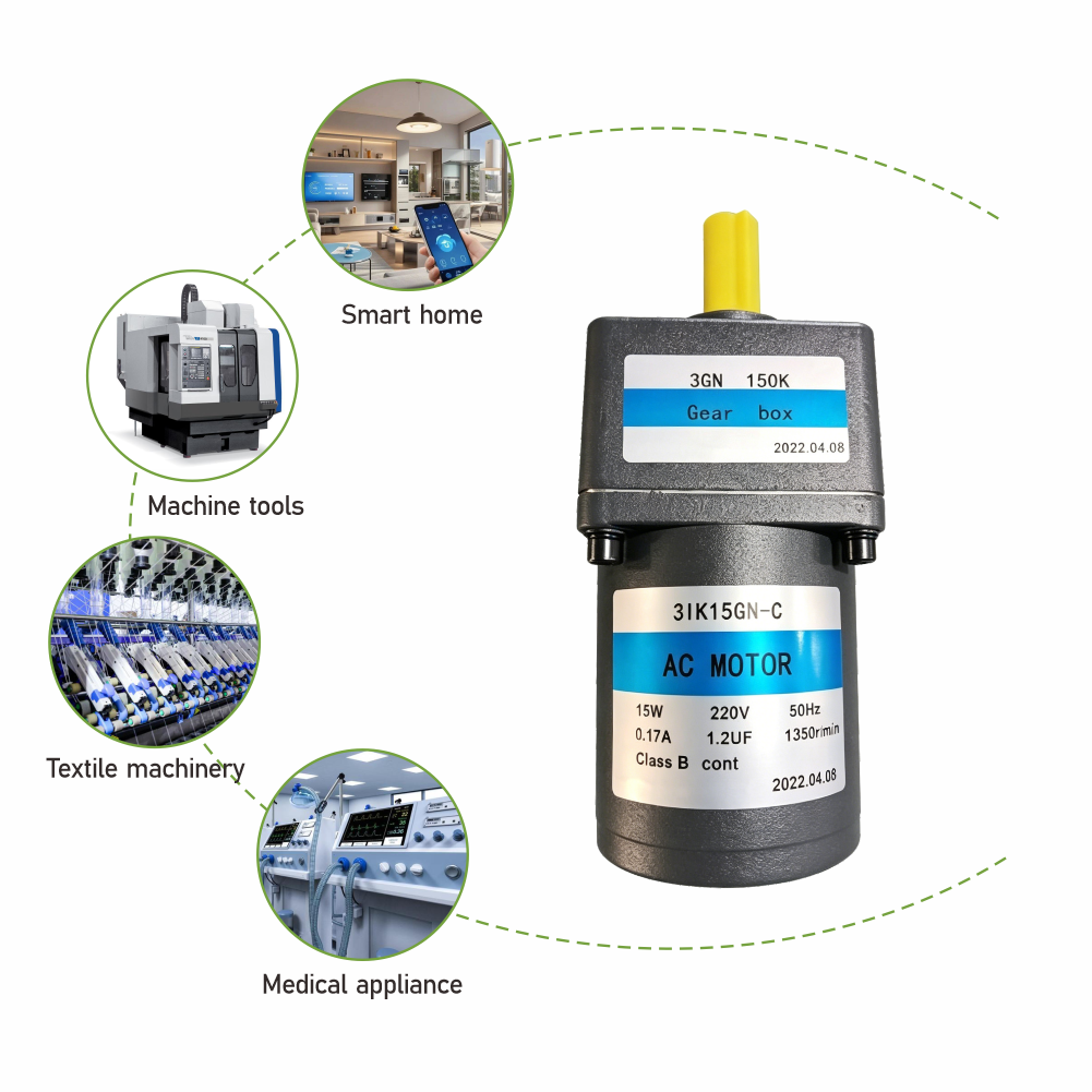 Single Phase Permanent Magnet Totally Enclosed AC Motor with Brush Communication IE2