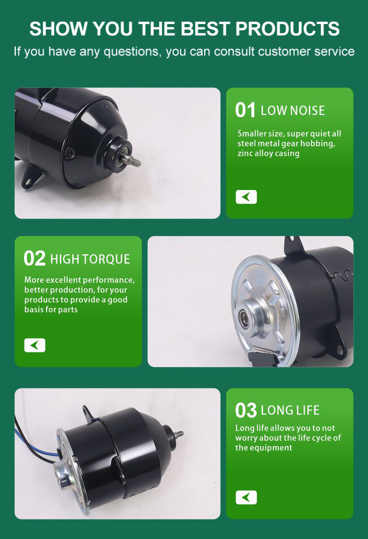 Solar brush DC motor view 7