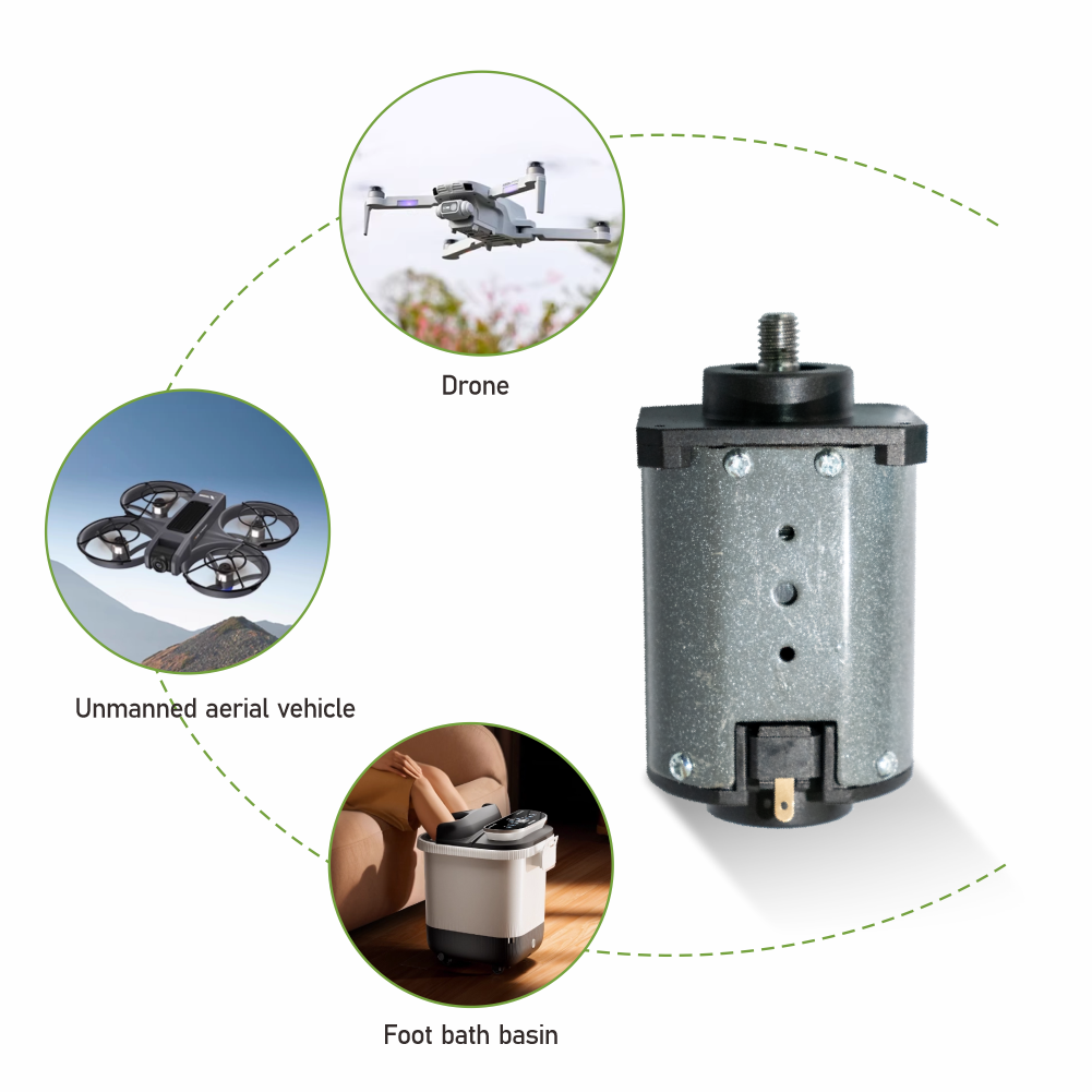 Customizable RPM and Shaft Carbon Brush DC Motor for Specific Requirements