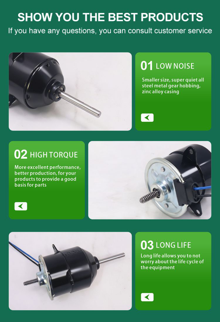 Solar brush DC motor details 7