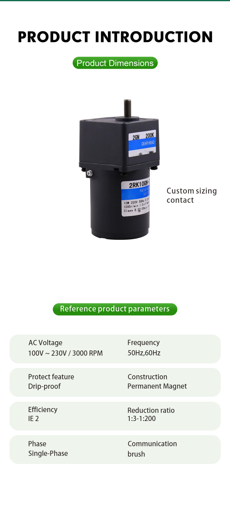 AC Gear Motor Image 8