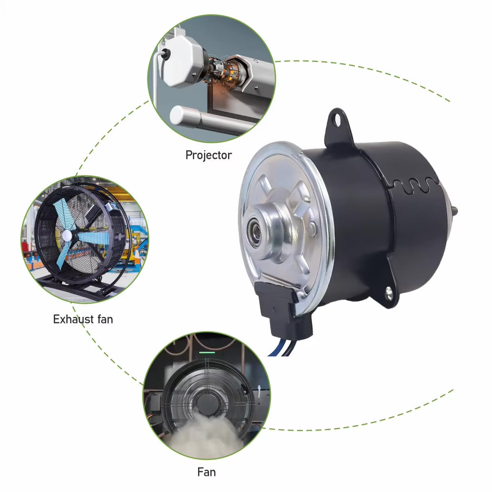 High Efficiency Silent Operation Cooling System Cross Flow Tangential DC Motor for Air Conditioner and Heater