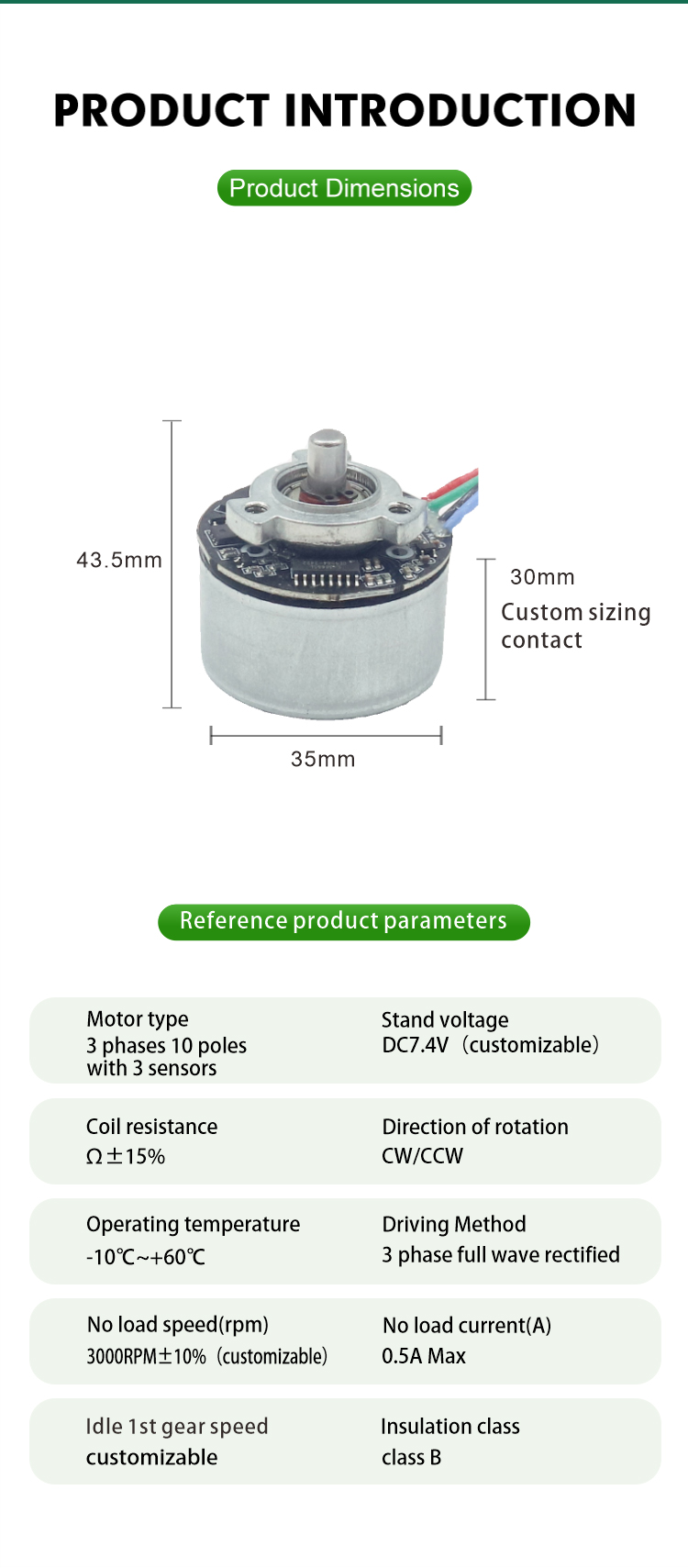 Brushless DC Motor View 2