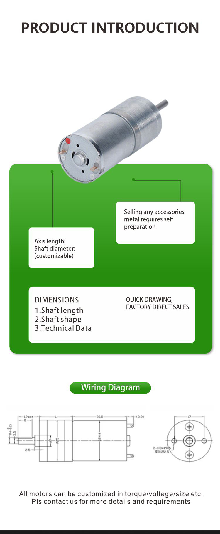 DC Gear Motor Component Showcase 3