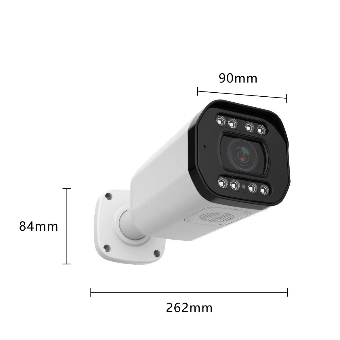 8MP 4K Ai Two Way Audio Colorvu Human Detection Poe IP Camera OEM ODM CCTV Security Bullet IP Camera Manufacturer IP67
