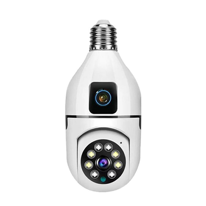 360-Degree Panoramic CCTV Fisheye Bulb WiFi Home Security IP Camera