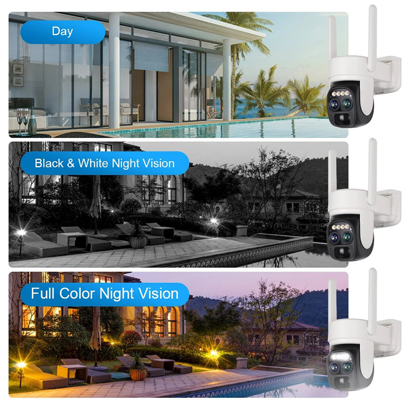 2MP 3MP 5MP 6MP Solar Battery Powered Wireless Bullet Camera WiFi 4G Outdoor Security Camera