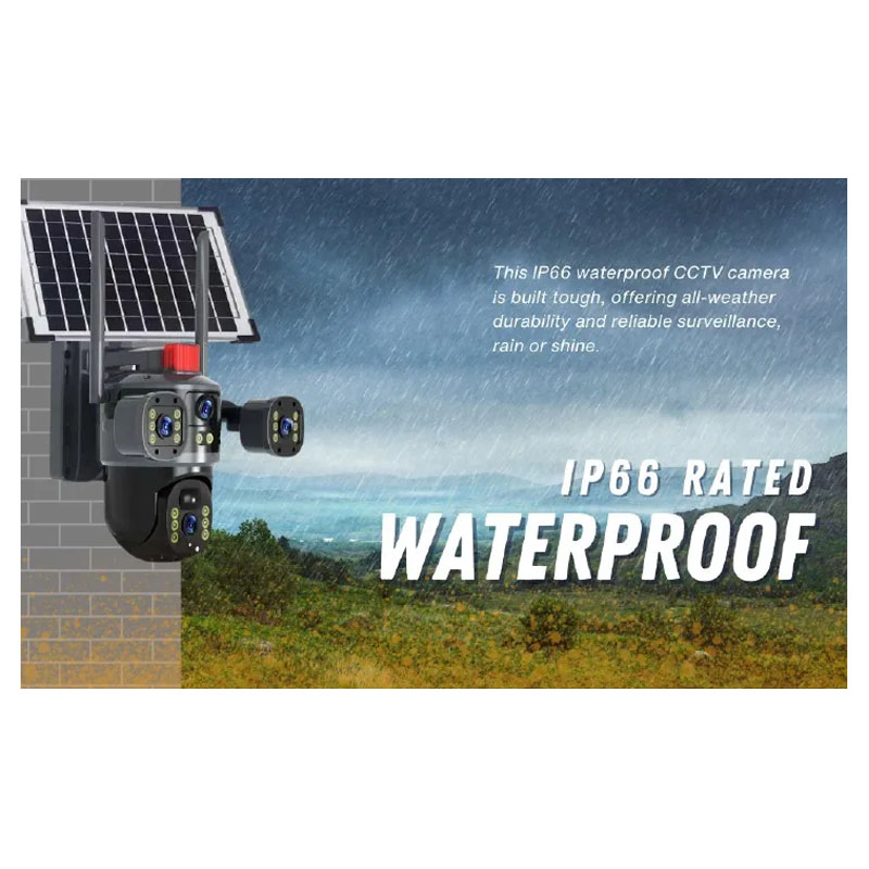 Solar Powered 4G Security Camera with Full Color Night Vision