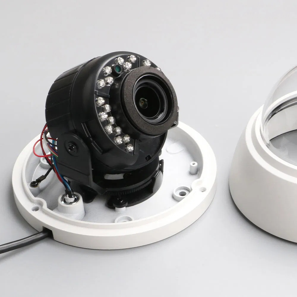 Ga-D2VI-M8ss Gcraftsman Ik10 Anti-Vandal Metal Dome Outdoor 100FT IR Night Vision IP Poe Security Camera with Motor Lens