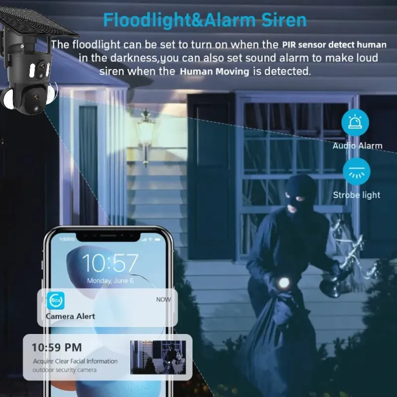 8MP Solar Camera View 4