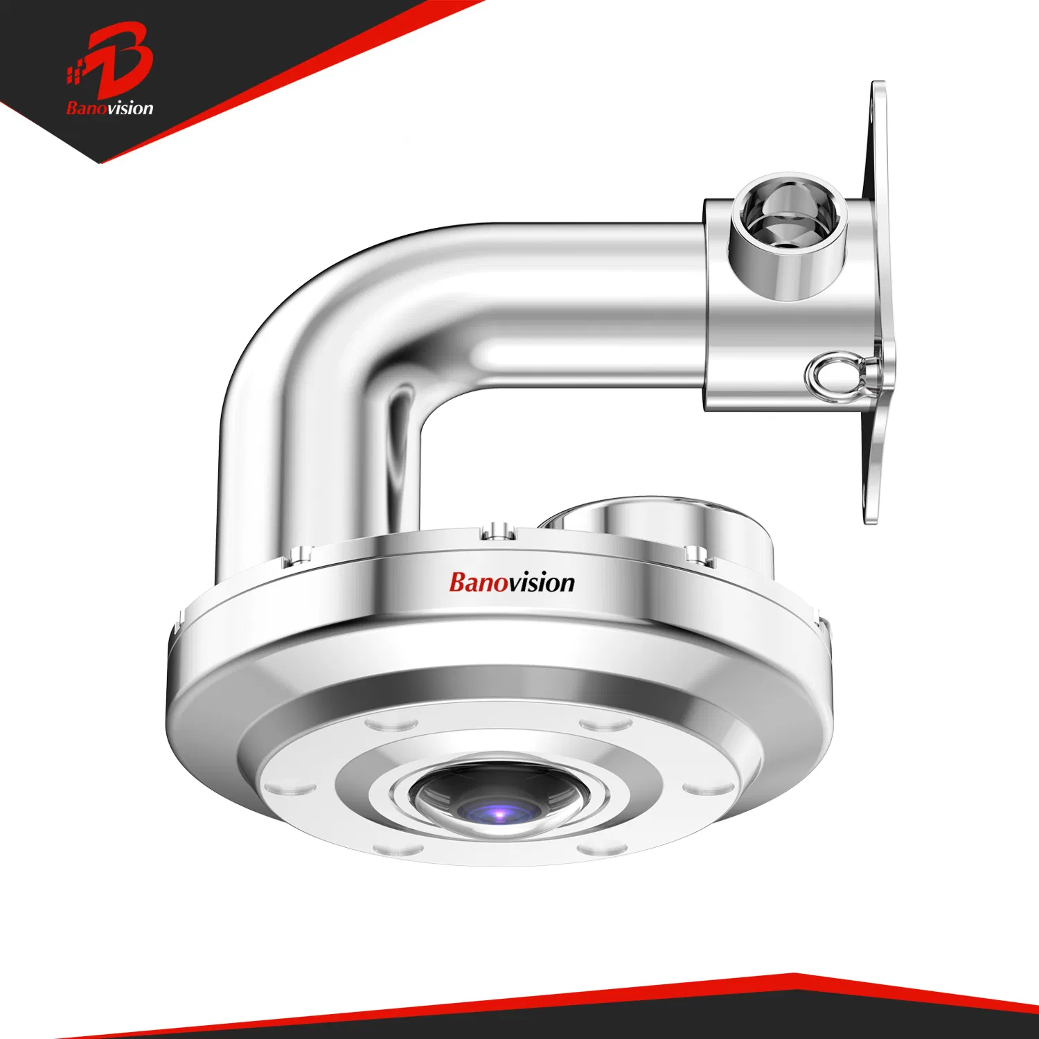 Security Explosion Proof IP68 5MP Fisheye Panoramic Network CCTV Camera