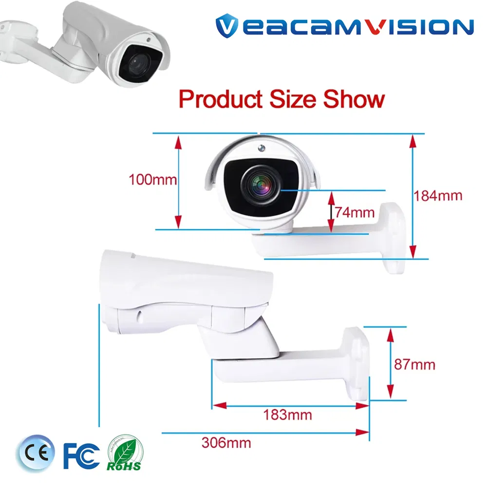 2024 PTZ Hik Dahua HD Analog Camera with 10X Optical Zoom