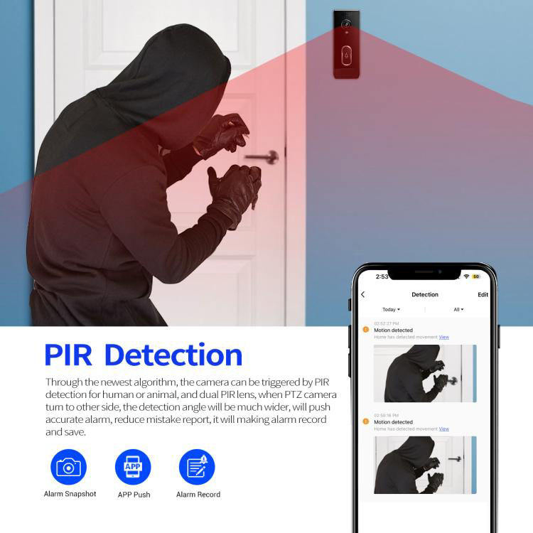 2026 New Waterproof Tuya Smart Wireless Video Door Phone Battery Powered for Smart Phones Ring WiFi Video Doorbell Camera