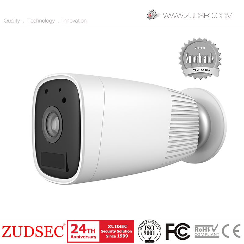 Smart Battery Powered Wireless WiFi CCTV Camera Outdoor Solar Panel