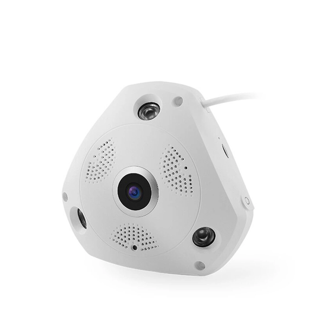 5MP 360 Degree Overall View Panoramic Vr Fisheye Security Video Camera with 1.14mm/1.7mm Fisheye Lens