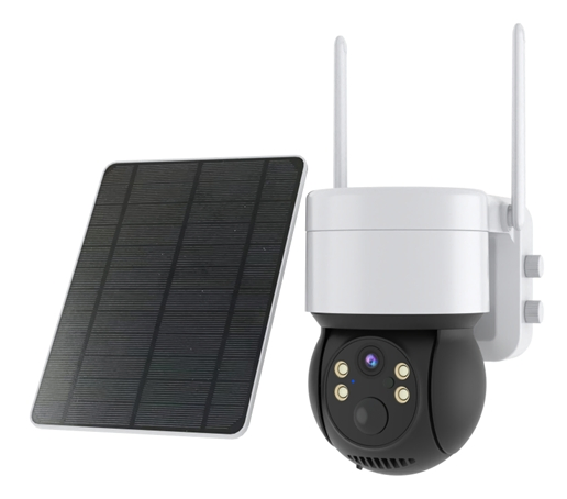 3MP Solar 4G PTZ Security Camera Full-Color Night Vision with LED