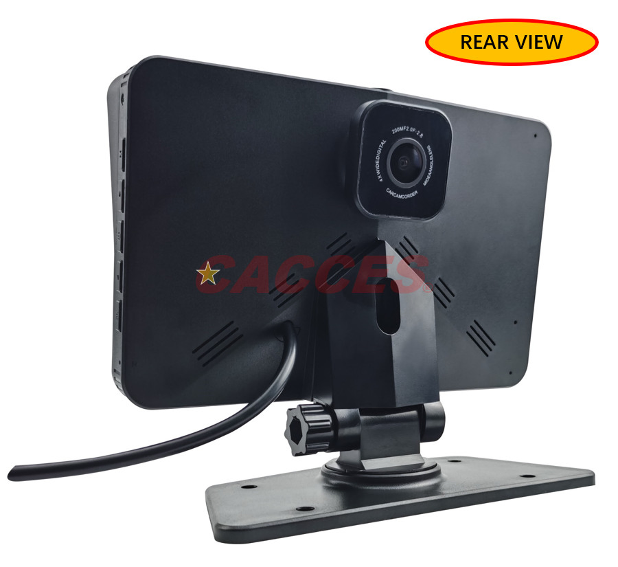 Dash Cam Recorder DVR for Trucks 7 Inch Monitor Blackbox Rear Camera View Full Color Ahd 1080P Video Security Loop Camcorder Night Vision Audio Record Micro SD