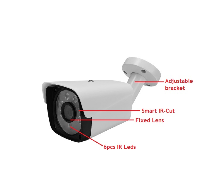 Fsan Outdoor 3MP IR Fixed Bullet IP Surveillance Camera with Humanoid Detection