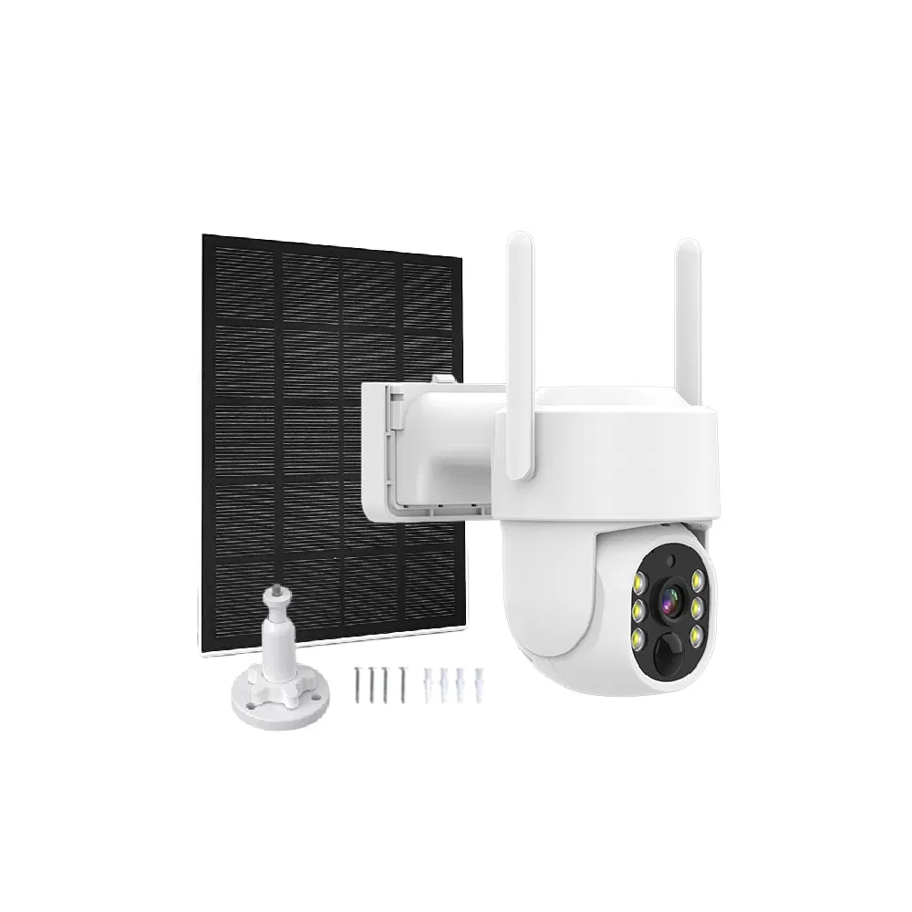 Outdoor Standalone IP Waterproof Solar Panel Powered Security CCTV PTZ Mini Wireless Video CCTV Camera