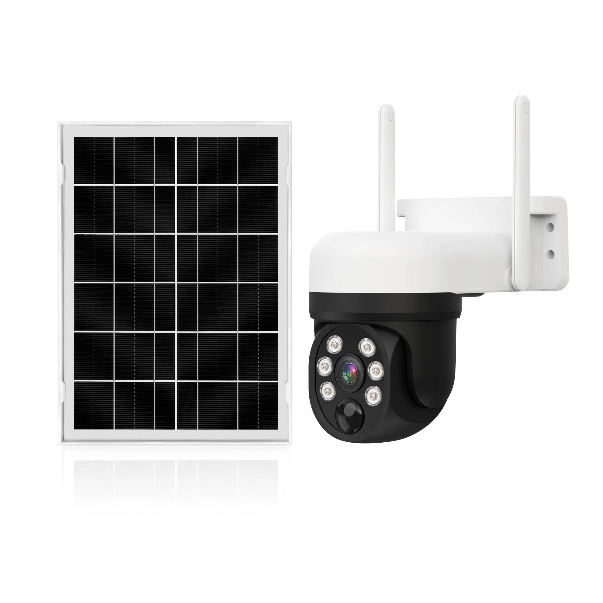 House PTZ Video CCTV 4G SIM Card LTE Solar Panel Powered Battery Camera WiFi Fixed Solar Power IP CCTV 4MP Security Network Camera