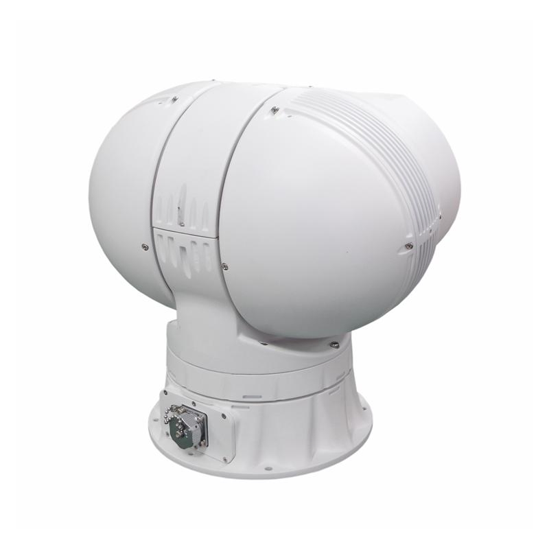 5km Detection 75mm Fixed Vox Lens+33X Optical Zoom 384X288 Resolution Thermal Imaging PTZ Camera