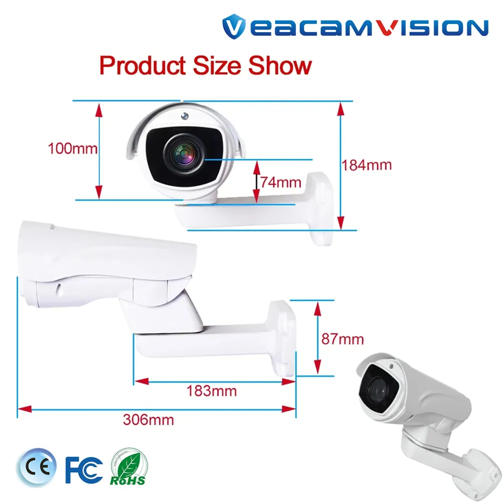 2024 PTZ Hik Dahua HD Analog Camera with 10X Optical Zoom