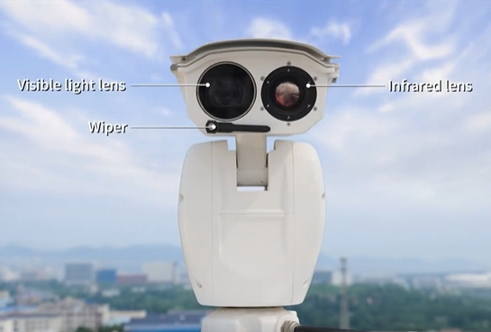 Long-Range Infrared PTZ Camera with 12μm Uncooled Detector and 60X HD Optical Zoom