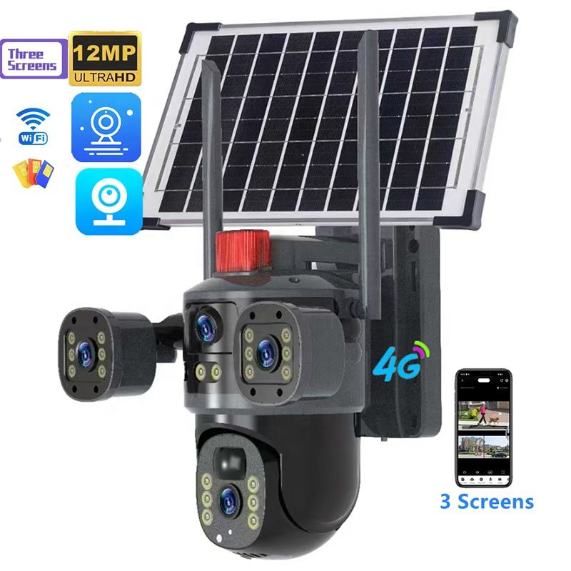 Outdoor 4G Solar Surveillance Camera with PTZ Functionality
