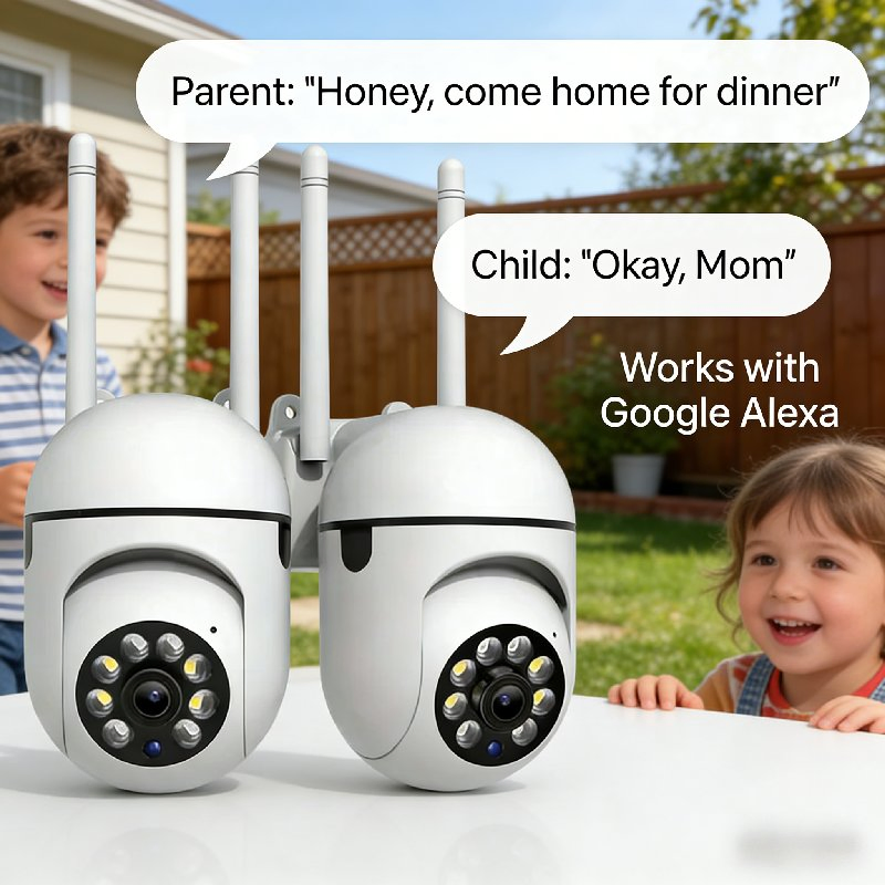 Rusin Vision 2026 High-Quality 1080P Wireless IP CCTV Camera Two-Way Audio 5g Security WiFi Camera Support Google and Alexa