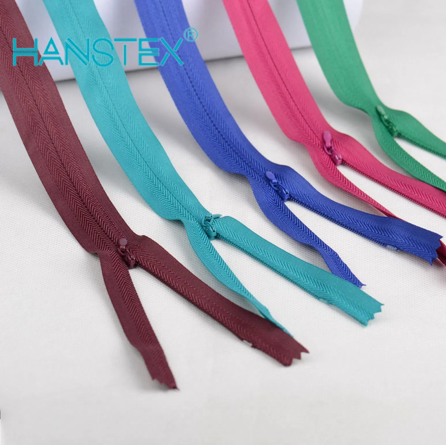 Manufacturer #3 Close-End Nylon Invisible Zipper for Sewing Garments Hidden Zip