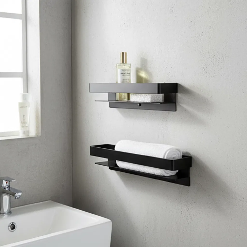 Solid Grab Shelf Dh-J01: Stylish Wall-Mount with Hidden Screws