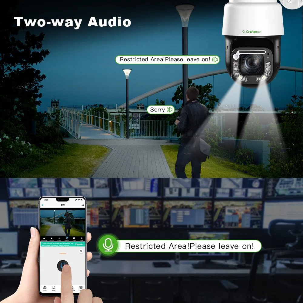 Ga-Pm3X25D-M5s 5MP Sony335 Security 25X Zoom PTZ CCTV IP Camera Outdoor Two Way Audio SD Card Slot Auto Tracking