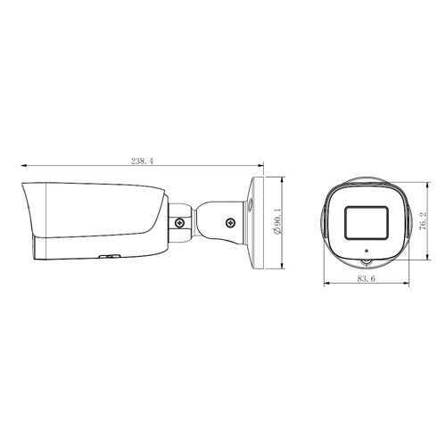 5MP Fixed Starlight IR Bullet CCTV Security Surveillance IP Network Waterproof Camera