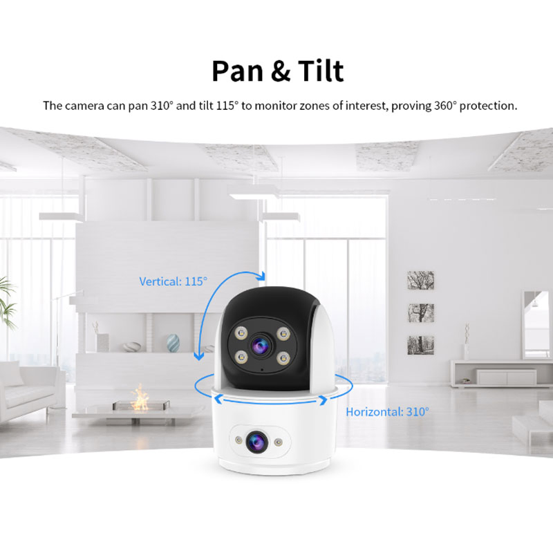 Human Detection Real Time Alerts 4G Full-Color Night Vision IP Camera