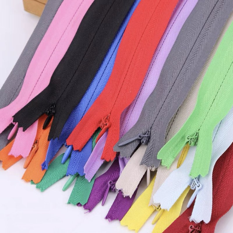 Manufacturer #3 Close-End Nylon Invisible Zipper for Sewing Garments Hidden Zip