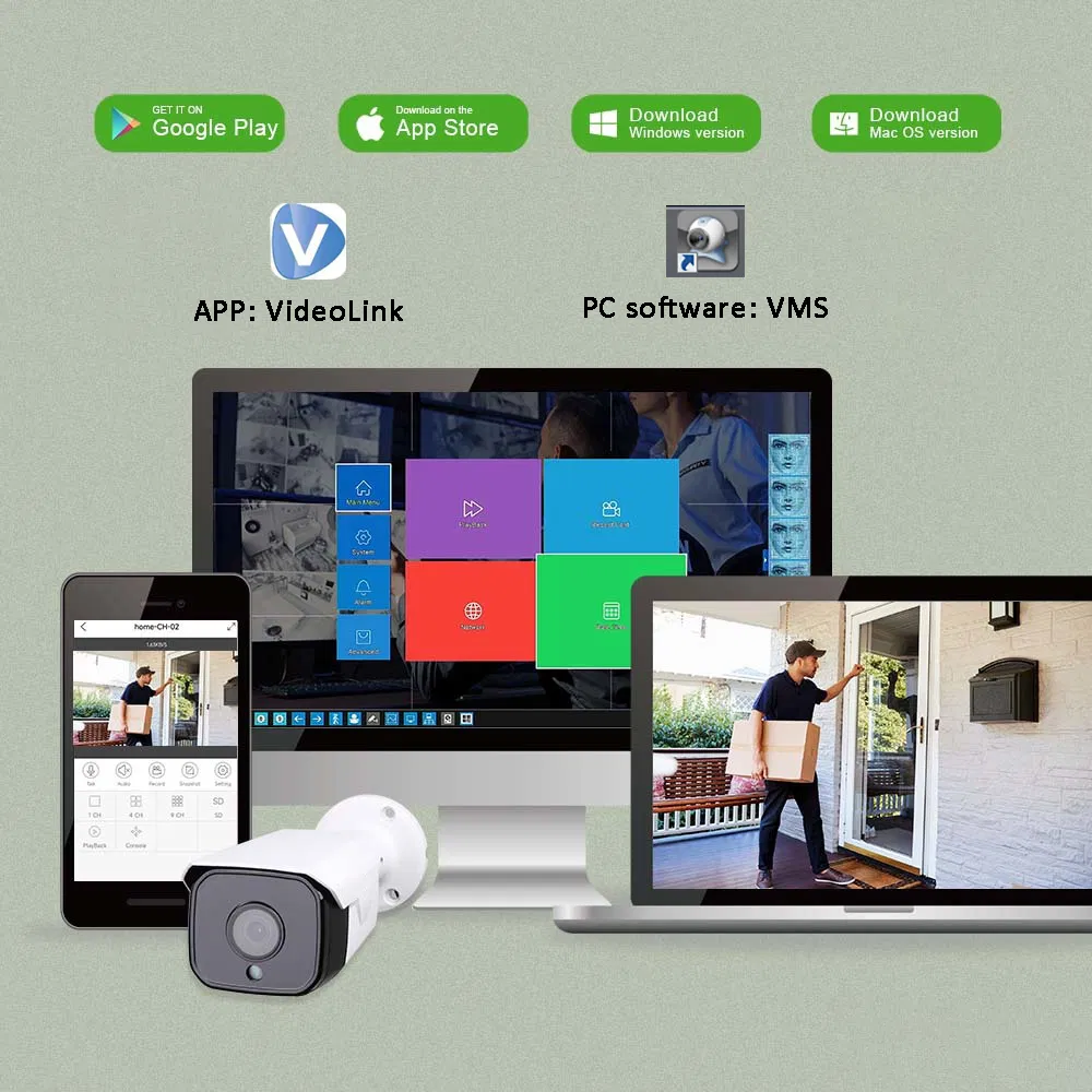 Hico 8MP Sony415 Sensor HD Onvif Mobile Video Surveillance Fixed Lens Metal IP66 Bullet IR Security System CCTV Camera