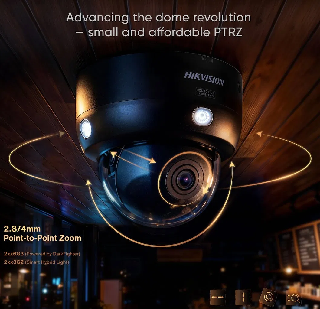 Hikvision 12MP Audible Warning &amp; Smart Hybrid Light Varifocal Network Camera