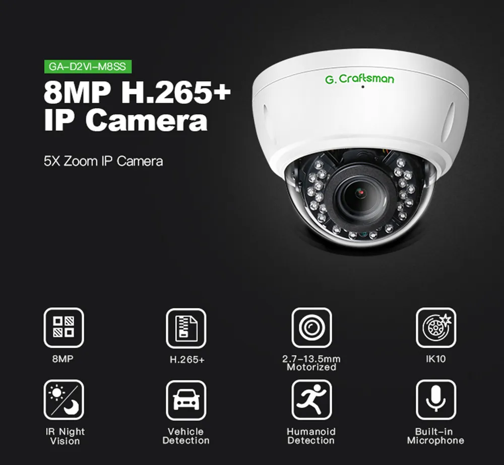 Professional PoE Security Camera