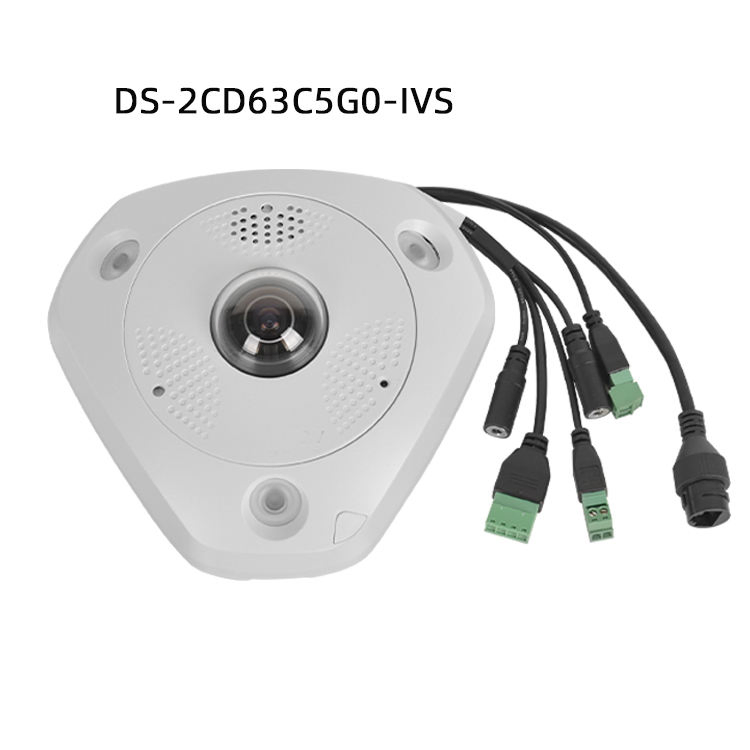 Hikvision Ds-2CD63c5g0-Ivs 12MP Deepinview Immervision Lens Fisheye Panoramic 360 Degree Camera