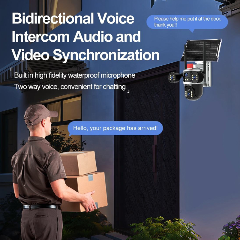 Outdoor 4G Solar Surveillance Camera with PTZ Functionality