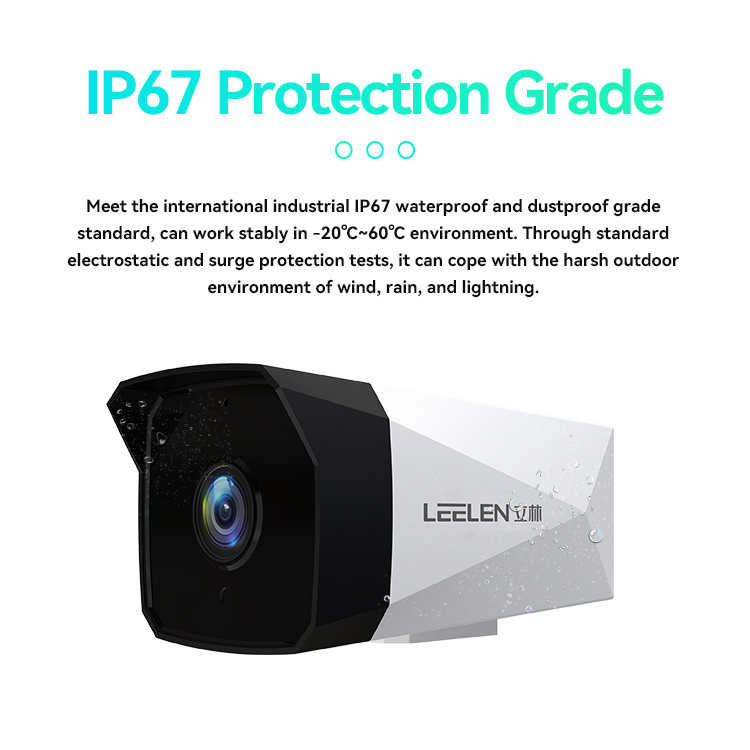 Leelen Surveillance Camera 5MP HD CCTV Camera System Full Color Infrared Night Vision IP67 Waterproof Outdoor Security Cameras