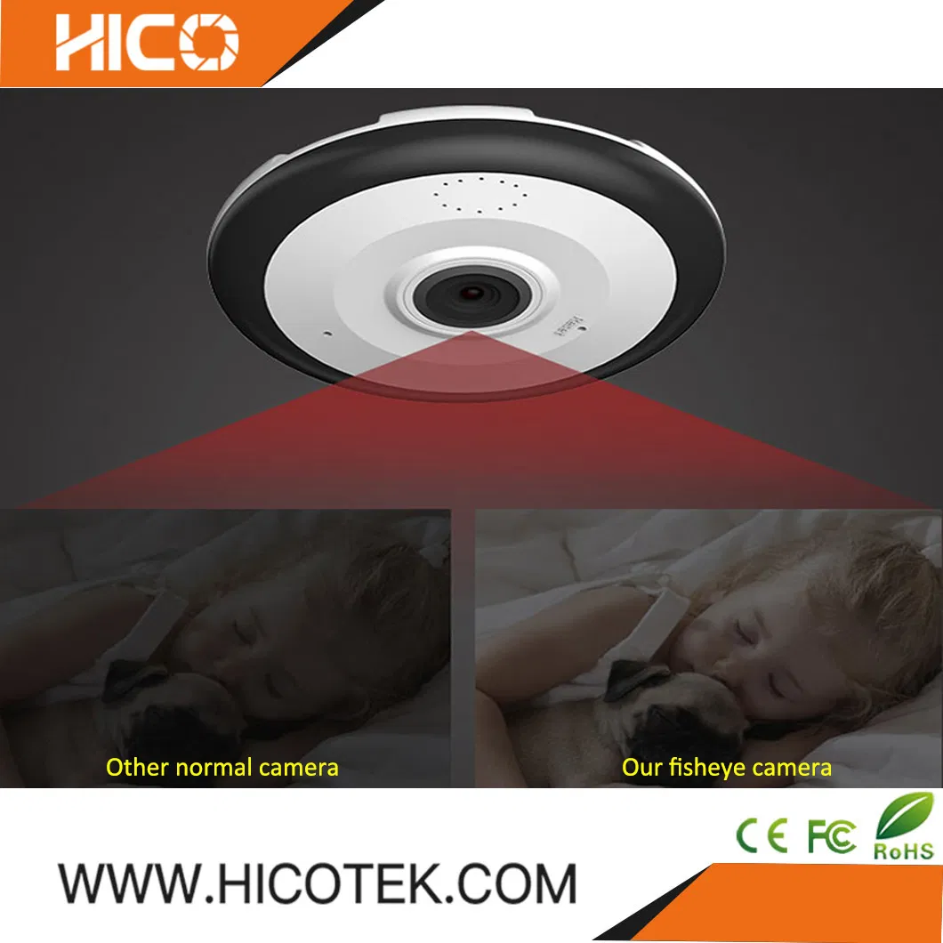 2MP 360 Degree Fisheye Home Security IP APP CCTV Cameras
