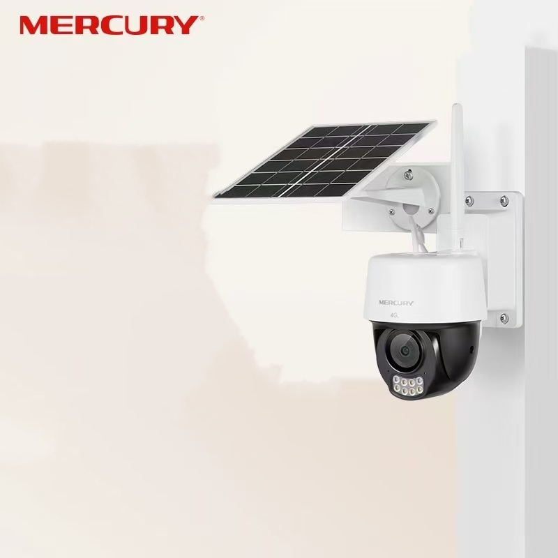 Mercury Security Solar 4G Dome Waterproof IP Camera Mipc3286L-F4ge Monitoring Power Supply System 3000, 000 Outdoor