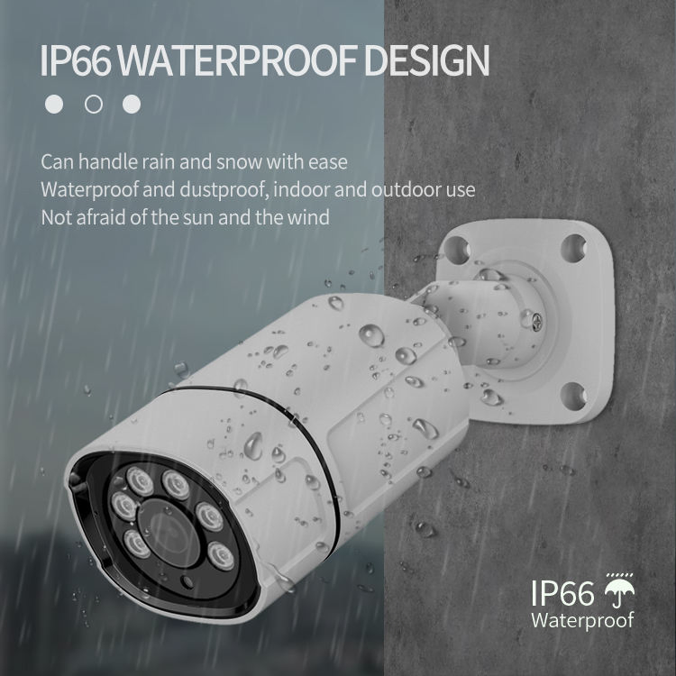 5MP Ai IP Poe Outdoor Waterproof Metal Network Security CCTV Camera