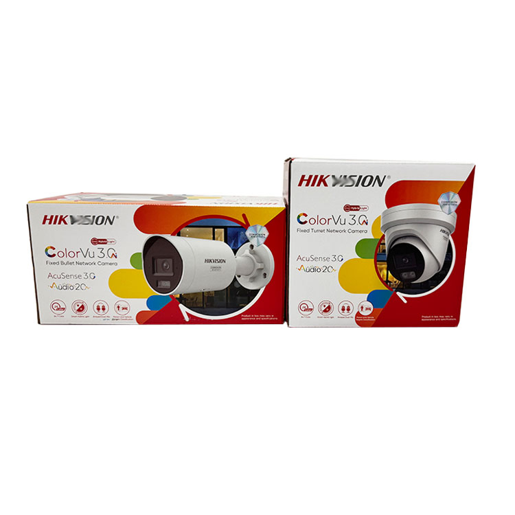 Original IP Camera Ds-2CD3047g2-Ls Ds-2CD3087g2-Ls 4MP 8MP Colorvu Monitors Outdoor Indoor Fixed Mini Bullet Surveillance Camera