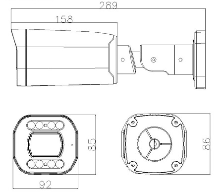 Secumate Outdoor IP67 2MP 3MP 4MP IR Fixed/Motorized Long IR Bullet IP Surveillance Camera with Humanoid Detection From CCTV IP Camera OEM Supplier