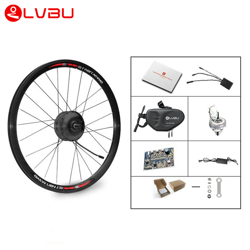 Ready to Ship New Arrival Hidden Saddle Bag Battery Electric Bicycle Motor Conversion Kits 16" 20" 24" 26"27.5" 28" 29" 700c Inches Hub Motor Kit