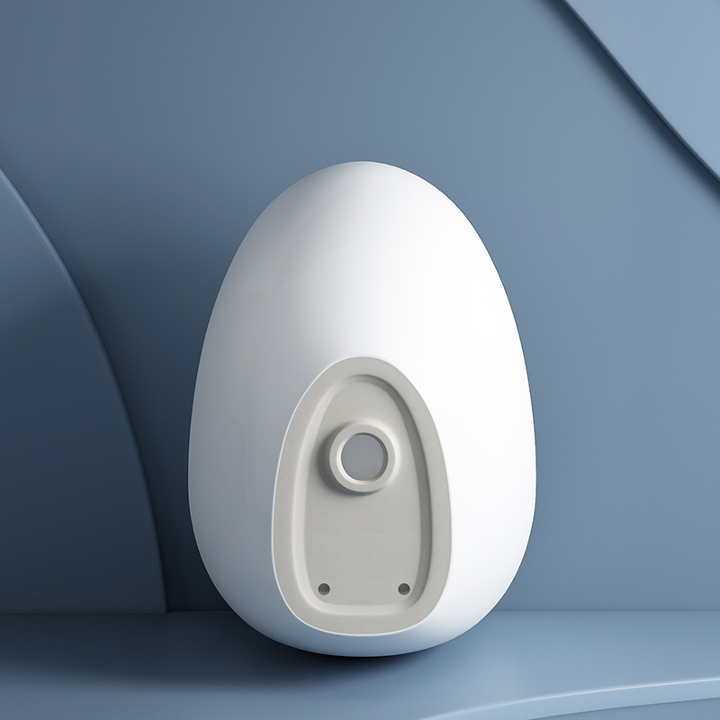 New Design Egg Shape Hidden Water Tank One Piece Toilet Water Close Siphonic Flushing Bathroom Toilet Ins Style